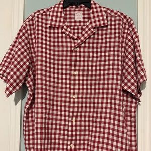 2/$25 Brooks Brothers Red Plaid Checkered Large